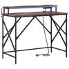 vidaXL Schreibtisch R&auml;uchereiche 100 x 50 x 86,5 cm Holzwerkstoff