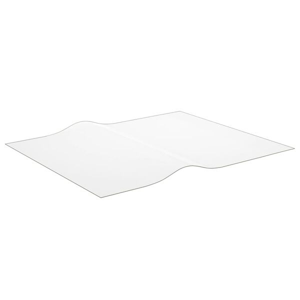 vidaXL Tischfolie Transparent 100x90 cm 1,6 mm PVC