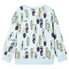 Kinder-Sweatshirt Hellblau Melange 104