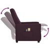 vidaXL Massagesessel Elektrisch Lila Stoff