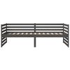 vidaXL Tagesbett Grau 80x200 cm Massivholz Kiefer
