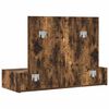 vidaXL Schminktisch mit Speicher Braun 100 x 40 x 70 cm Holzwerkstoff