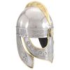 vidaXL Beowulf Helm Antik Replik f&uuml;r LARP Silbern Stahl