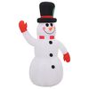 vidaXL Aufblasbarer Schneemann mit LEDs 120 cm