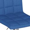 vidaXL Barhocker 2 Stk. Blau Stoff