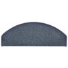 vidaXL Stufenmatten 15 Stk. 65 x 24 x 4 cm Dunkelgrau und Blau Halbrund Gro&szlig;