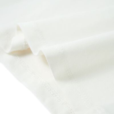 Kinder-T-Shirt mit Rüschenärmeln Weiß 116
