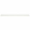 vidaXL Schwebendes Regal Wandmontiert 2 pcs Wei&szlig; 60 x 9 x 2,5 cm Stahl