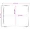 vidaXL Sonnensegel Oxford-Gewebe Rechteckig 6x7 m Blau