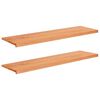 vidaXL Fensterb&auml;nke 2 stk. Lackiert 160 x 40 x 2 cm Massivholz Buche