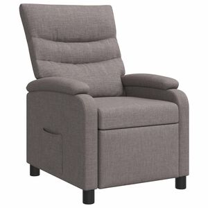 vidaXL Liegesessel Taupe Stoff