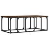 vidaXL Couchtisch Braun Eichen-Optik 100x50x35,5 cm Holzwerkstoff