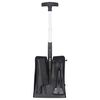 vidaXL Schneeschaufel-Set 3-in-1 Schwarz Aluminium