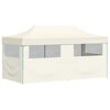 vidaXL Pop-Up-Partyzelt Faltbar Creme 3&times;6 m