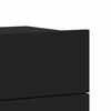 vidaXL Nachttisch Schwarz 40x30x30 cm Holzwerkstoff