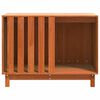 vidaXL Hundeh&uuml;tte Wachsbraun 90 x 60 x 67 cm Massives Kiefernholz