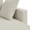 vidaXL Sofa Creme Gesamtabmessungen: 228 x 134 x 80 cm (B x T x H)