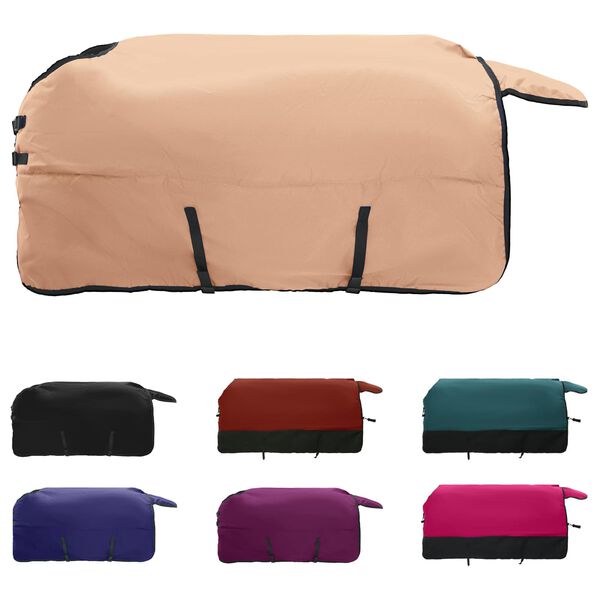 vidaXL Pferdedecke Cappuccino 85 cm Polyester