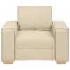vidaXL Sofa Stuhl Creme 100x78x84 cm Stoff
