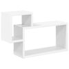 vidaXL Wandregal Wandhalterung Wei&szlig; 55 x 15 x 35 cm Holzwerkstoff