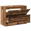 vidaXL Badezimmerschrank mit T&uuml;r Altholz 78 x 37 x 59 cm Holzwerkstoff