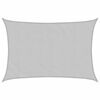 vidaXL Sonnensegel Hellgrau 4,5x3,5 m 100% Polyester Oxford