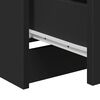 vidaXL Sideboard Schwarz 60x35x76 cm Holzwerkstoff