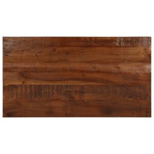 vidaXL Tischplatte 110x50x2,5 cm Rechteckig Altholz Massiv