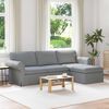 vidaXL Sofa Hellgrau Gesamtabmessungen: 245 x 138 x 80 cm (B x T x H)