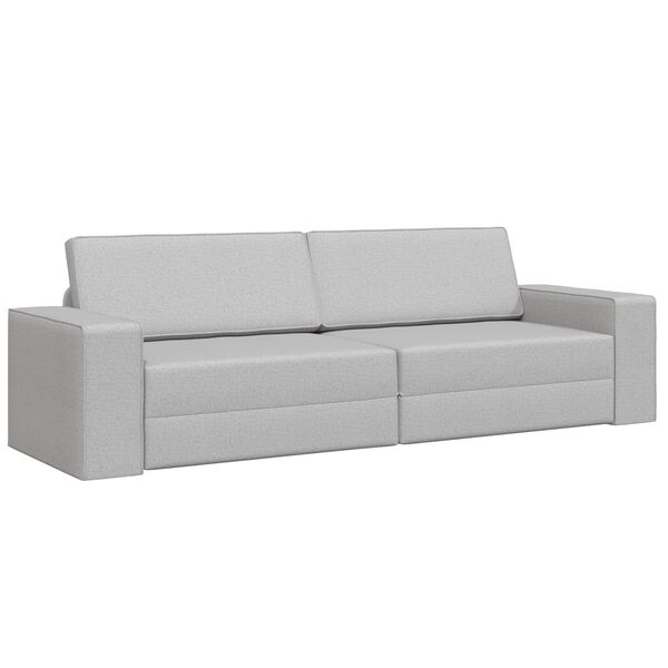 vidaXL Schlafsofa 200cm Wolkengrau Stoff