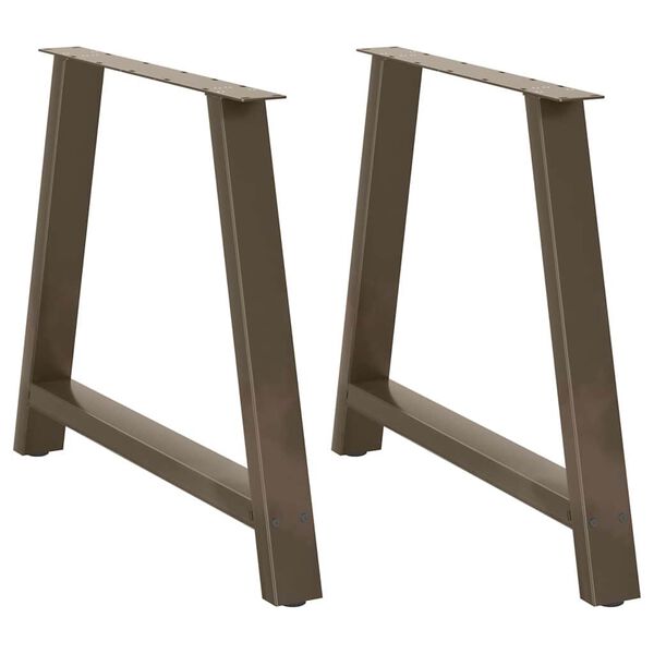 vidaXL Esstischbeine A-Form 2 Stk. 90x(72-73) cm Stahl
