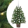 vidaXL K&uuml;nstlicher Weihnachtsbaum Gr&uuml;n 95 cm PE und PVC
