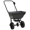 vidaXL Handstreuwagen Salzstreuer PVC und Stahl 80x46x75 cm 15 L