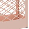 vidaXL Sonnenschirmhalter Rosa 28 x 12 x 41 cm Stahl