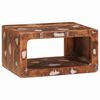 vidaXL Nachttisch Braun 45 x 30 x 24 cm Massives upgecyceltes Holz