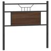 vidaXL Kopfteil Braun Eichen-Optik 90 cm Holzwerkstoff und Stahl