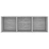 vidaXL TV-Schrank Betongrau 107x35x37 cm Holzwerkstoff