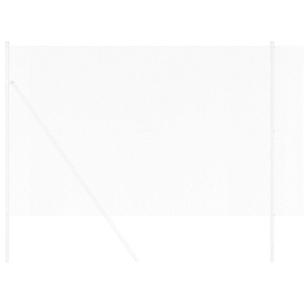 vidaXL Hexagonzaun Silber 1,5 x 10 m Verzinkter Stahl