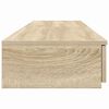 vidaXL Bettschubladen Sonoma-Eiche 140 x 36,5 x 16,5 cm Holzwerkstoff