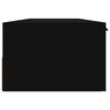 vidaXL Wandschrank Schwarz 102x30x20 cm Holzwerkstoff