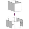 vidaXL Pflanzk&uuml;bel 80x40x40 cm Cortenstahl