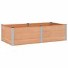 vidaXL Hochbeet Braun 200 x 100 x 54 cm WPC und Aluminium