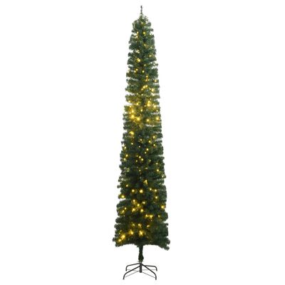 vidaXL Weihnachtsbaum Schlank mit 300 LEDs 270 cm