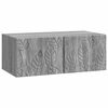 vidaXL Wandmontierter TV-Schrank 78,5 x 31 cm Grau Sonoma