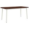 vidaXL Live Edge Esstisch 140 x 90 x 75 cm Massivholz Akazie