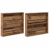 vidaXL Magazinregal 2 pcs Altholz 80 x 12 x 70 cm Holzwerkstoff
