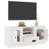 vidaXL TV-Schrank Hochglanz-Weiß 100x35,5x45 cm Holzwerkstoff