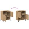 vidaXL Sideboards 2 pcs Artisan-Eiche 60 x 35 x 70 cm Holzwerkstoff