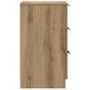 vidaXL Nachttische 2 Stk. Artisan-Eiche 40x36x65 cm Holzwerkstoff