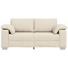 vidaXL Sofa Beige 180 x 77 x 82 cm Leinenmischgewebe